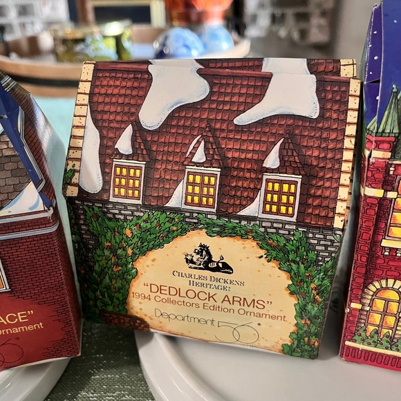 Department 56 Charles Dickens Heritage Village Collection Ornaments Set of 4 - Picture 8 of 13